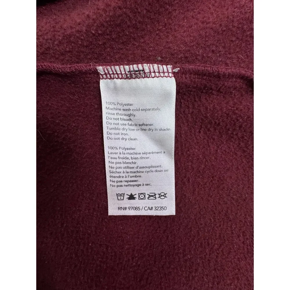 Outdoor Research Burgundy Full Zip Fleece Jacket Size Small Petite - Picture 10 of 12